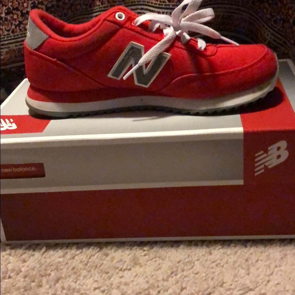 Red 501 New Balance